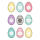 Herma Sticker DECOR Ostern Happy Easter Eierset bunt 3 Bl