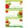 Herma Schuletiketten 76 x 35 mm Fritz der Wurm 2 Bl 6 Etik.