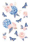 Herma Sticker DECOR Blumen Rosentraum 3 Bl