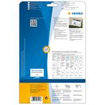 Herma Namensetiketten ablösbar 199,6 x 143,5 mm Acetatseide weiss 20 Bl 40 Etik. LaserCopy