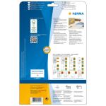 Herma Etiketten ablösbar 105 x 37 mm gelb 20 Bl 320 Etik. LaserInkCopy