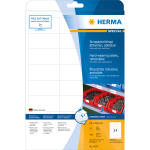 Herma Etiketten ablösbar 66 x 33,8 mm Folie weiss...