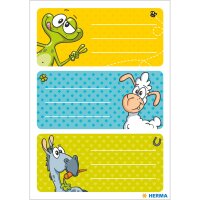 Herma Schuletiketten 76 x 35 mm Witzfiguren 3 Bl 9 Etik.