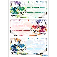 Herma Schuletiketten 76 x 35 mm Chucks 3 Bl 9 Etik.