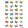 Herma Sticker MAGIC Tiere Schmetterlinge beglimmert 1 Bl