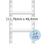 Herma Computeretiketten, permanent 111,76 x 48,4 mm weiss...