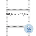 Herma Computeretiketten endlos, permanent haftend 101,6 x...