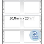 Herma Computeretiketten , permanent 50,8 x 23 mm weiss...