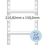 Herma Computeretiketten endlos, permanent haftend 210,82...