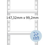 Herma Computeretiketten endlos, permanent haftend 147,32...