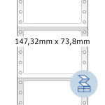 Herma Computeretiketten endlos, permanent haftend 147,32...