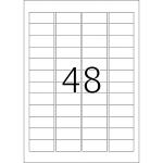 Herma Etiketten für Outdoor stark haftend 45,7 x 21,2 mm weiss Folie wetterfest 40 Bl 1920 Etik. LaserCopy