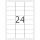 Herma Etiketten für Outdoor stark haftend 63,5 x 33,9 mm weiss Folie wetterfest 40 Bl 960 Etik. LaserCopy