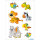 Herma Sticker DECOR Tiere Tierkinder 3 Bl