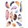 Herma Sticker MAGIC Tiere Federschmuck Jewel 1 Bl