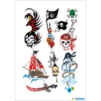 Herma Tattoo Classic Transferfolie Pirates 1 Bl 9 Tattoos