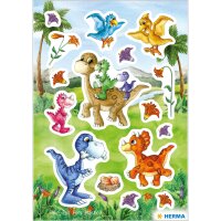 Herma Sticker MAGIC Tiere Dinokinder 1 Bl