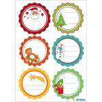 Herma Sticker DECOR Weihnachten Weihnachtsgrüsse 2 Bl