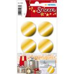 Herma Etiketten Ø 32 mm gold 3 Bl 18 Etik....