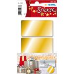 Herma Etiketten 34 x 67 mm gold 3 Bl 9 Etik....
