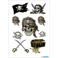 Herma Sticker MAGIC Pirat beglimmert 1 Bl