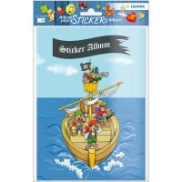 Herma Sticker Sammelalbum 16 Seiten A5 Piratenabenteuer