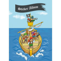 Herma Sticker Sammelalbum 16 Seiten A5 Piratenabenteuer