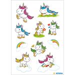 Herma Sticker DECOR Baby Einhorn beglimmert 2 Bl