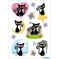 Herma Sticker MAGIC Tiere Cute Cat beglimmert 1 Bl