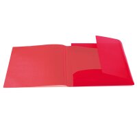 Herma Sammelmappe Eckspanner PP A3 transluzent rot