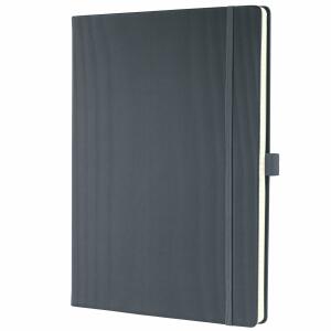Notizbuch Conceptum - Uni - liniert A4 - grau - Hardcover 194 Seiten