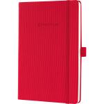 SIGEL Notizbuch Conceptum ca. DIN A5 kariert rot 97 Bl.