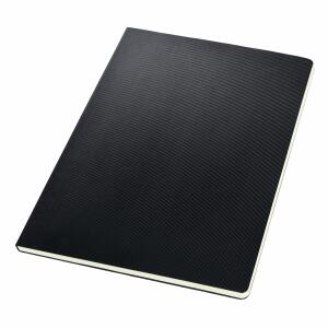 SIGEL CO801 Notizblock Conceptum - Uni - liniert - ca. A4 - schwarz - Hardcover - 120 Seiten - PEFC-zertifiziert