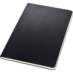 SIGEL CO802 Notizblock Conceptum - Uni - kariert - ca. A5 - schwarz - Hardcover - 120 Seiten - PEFC-zertifiziert