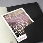 SIGEL CO803 Notizblock Conceptum - Uni - liniert - ca. A5 - schwarz - Hardcover - 120 Seiten - PEFC-zertifiziert