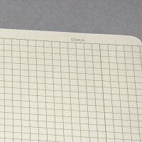 SIGEL CO840 Spiralblock Conceptum - Uni - kariert - ca. A4 - schwarz - Hardcover - 160 Seiten - PEFC-zertifiziert - versetzbares Register