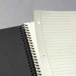SIGEL CO841 Spiralblock Conceptum - Uni - liniert - ca. A4 - schwarz - Hardcover - 160 Seiten - PEFC-zertifiziert - versetzbares Register