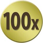 Weihnachts-Motiv-Papier - Weihnachtsbaum - gold A4 - 100 Blatt