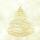 SIGEL DP083 Weihnachts-Motiv-Papier - Weihnachtsbaum - gold - 90 g/m² - A4 - 100 Blatt