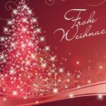 SIGEL DS019 Weihnachts-Karten - Weihnachtsbaum - rot - A6...