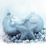 SIGEL DU081 Weihnachts-Umschlag - Stern - blau - gummiert - DIN lang - 50 Umschläge