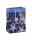SIGEL GT026 Geschenktasche SIGEL klein - blau - Sterne - mit Bodeneinlage, Geschenkanhänger und farblich abgestimmten Tragekordeln - Glanzkarton, Kunststoff - 17 x 23 x 9 cm