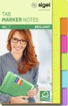 Marker Notes - gelb/orange/pink/grün/blau/violett - 42 Haftmarker