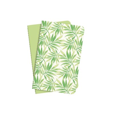 Sigel Notizheft Jolie ca. A6 64S. liniert Softcover 80g Green Maedow 2St 2 ST