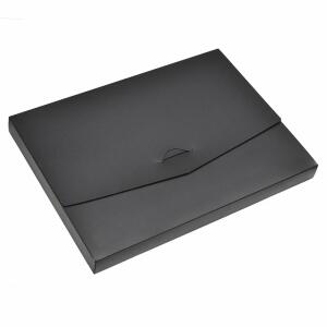 FSY Dokumenten-Box, 27mm, Standard, neutral, flachliegend unmontiert, schwarz, 1 Stück