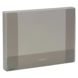 FSY Dokumenten-Box, 35mm, Transparent, rauchtopas, neutral, flachliegend unmontiert, 1 Stück