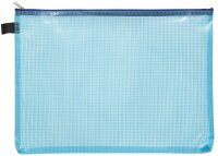 FSY Reißverschluss-Beutel A6, mit Zip blau, Folie...