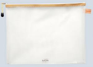 Reißverschluss-Beutel "Phat-Bag", A4, mit Zip weiß farblos transparent