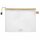 FSY PVC-freier Reißverschluss-Beutel "Phat-Bag", A5, mit Zip weiß farblos transparent, 1 Stück