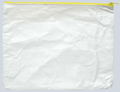 FSY PE-Vlies Reißverschluss-Beutel "Phat-Bag", A5, mit Textil-Reißverschluss gelb, 1 Stück